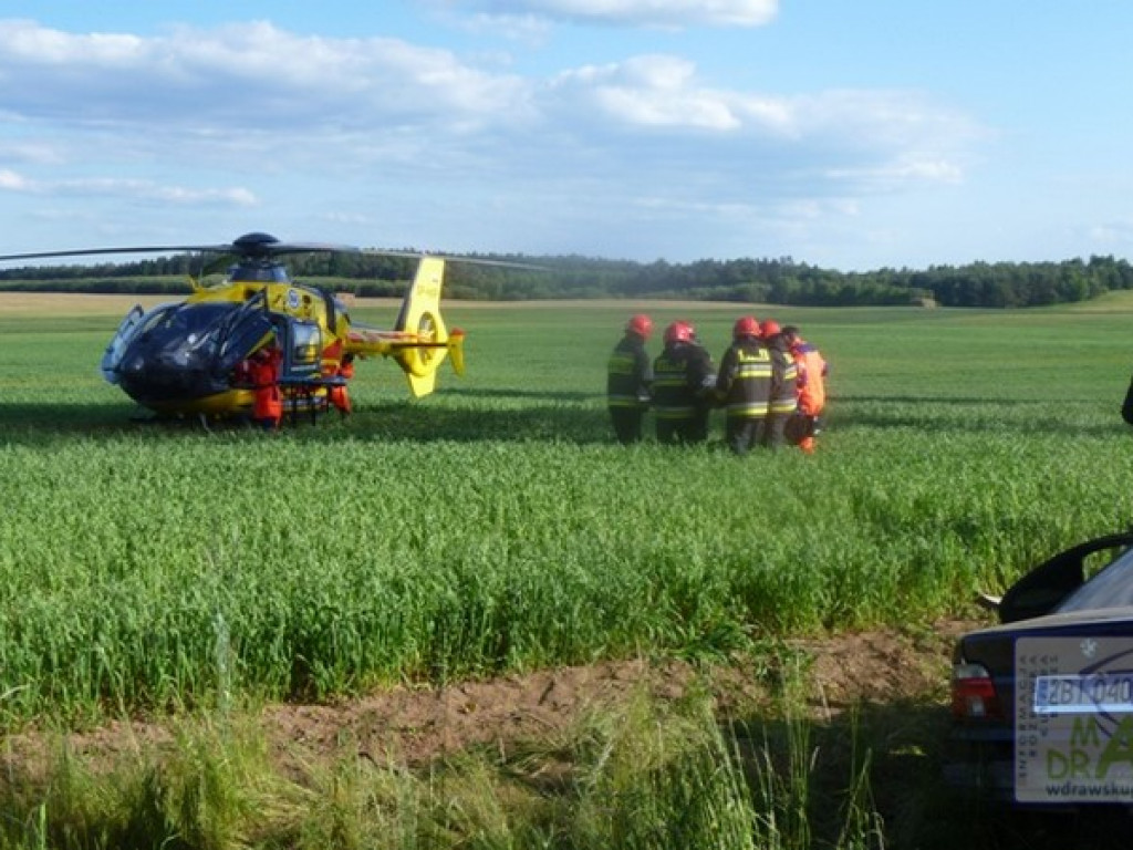 Wypadek w okolicy Woliczna