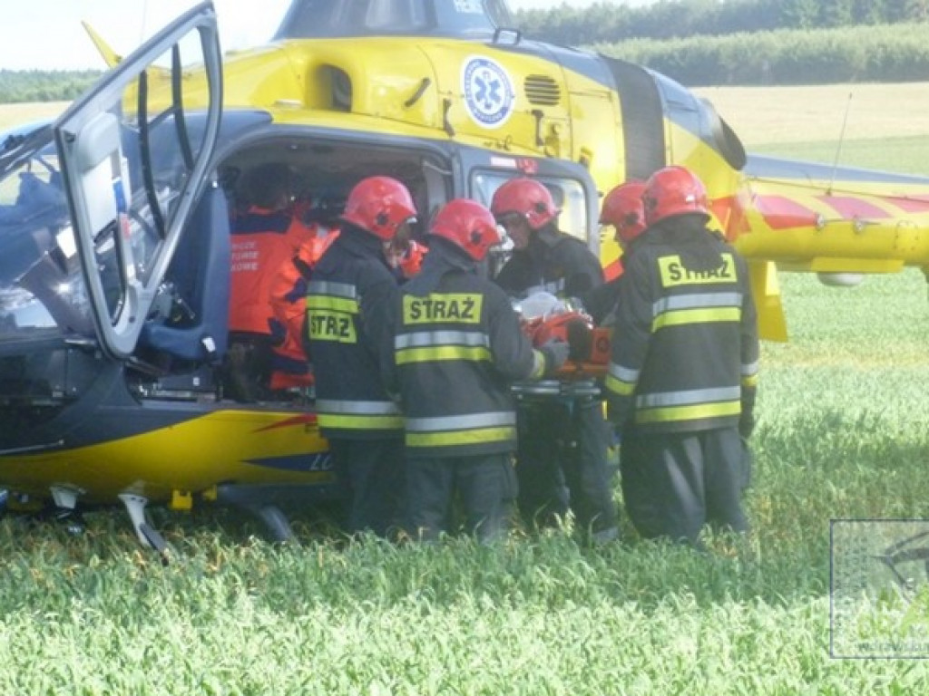 Wypadek w okolicy Woliczna