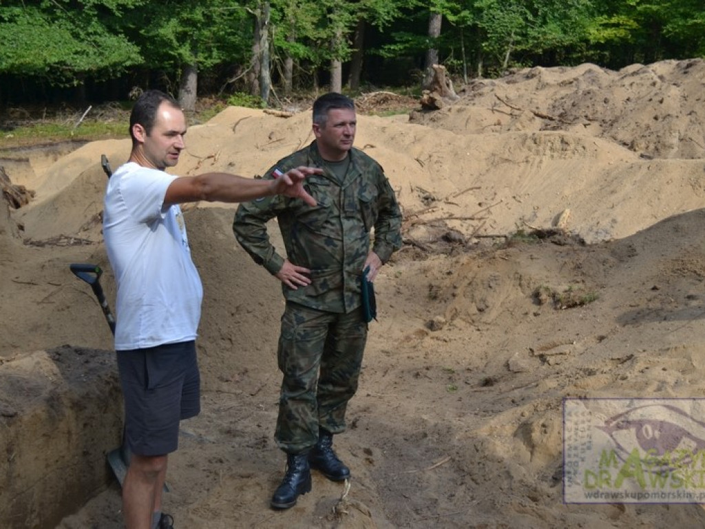 Wizyta na stanowisku archeologicznym Nowy Łowicz. (POLIGON DRAWSKI)