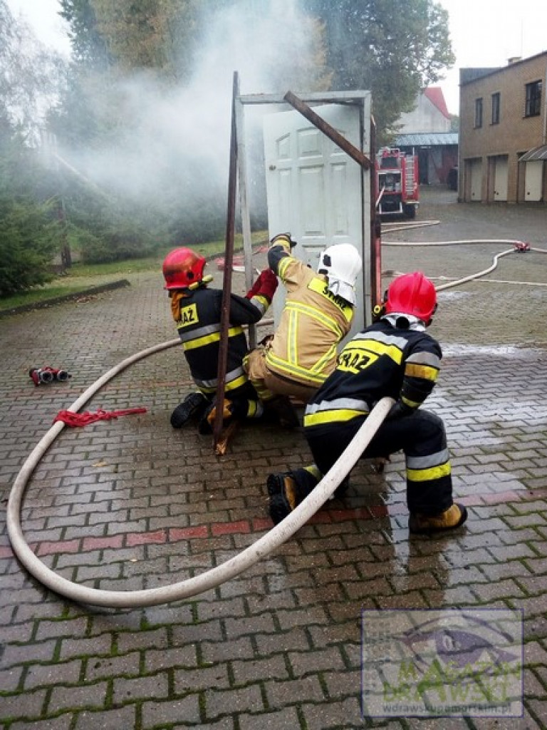 Warsztaty z gaszenia pożarów wewnętrznych - KP PSP DRAWSKO