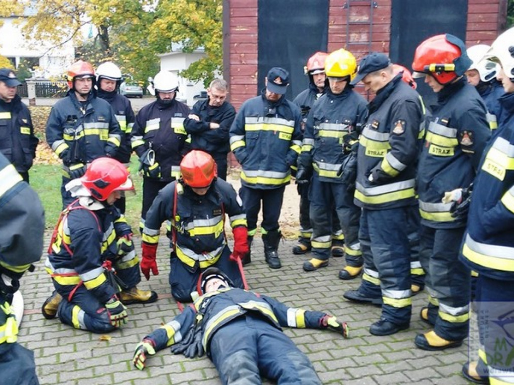 Warsztaty z gaszenia pożarów wewnętrznych - KP PSP DRAWSKO