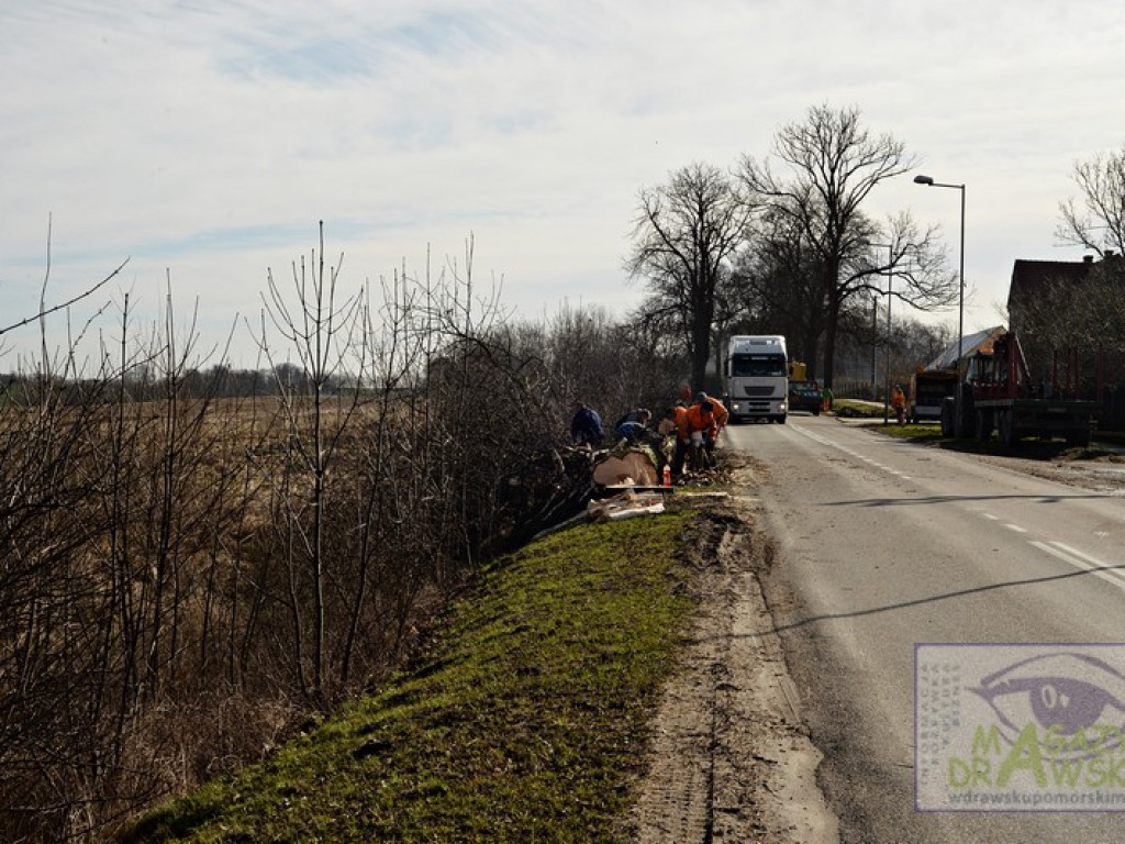 Kierowco zwolnij - utrudnienia na DK nr 20 z Drawska Pomorskiego do Suliszewa