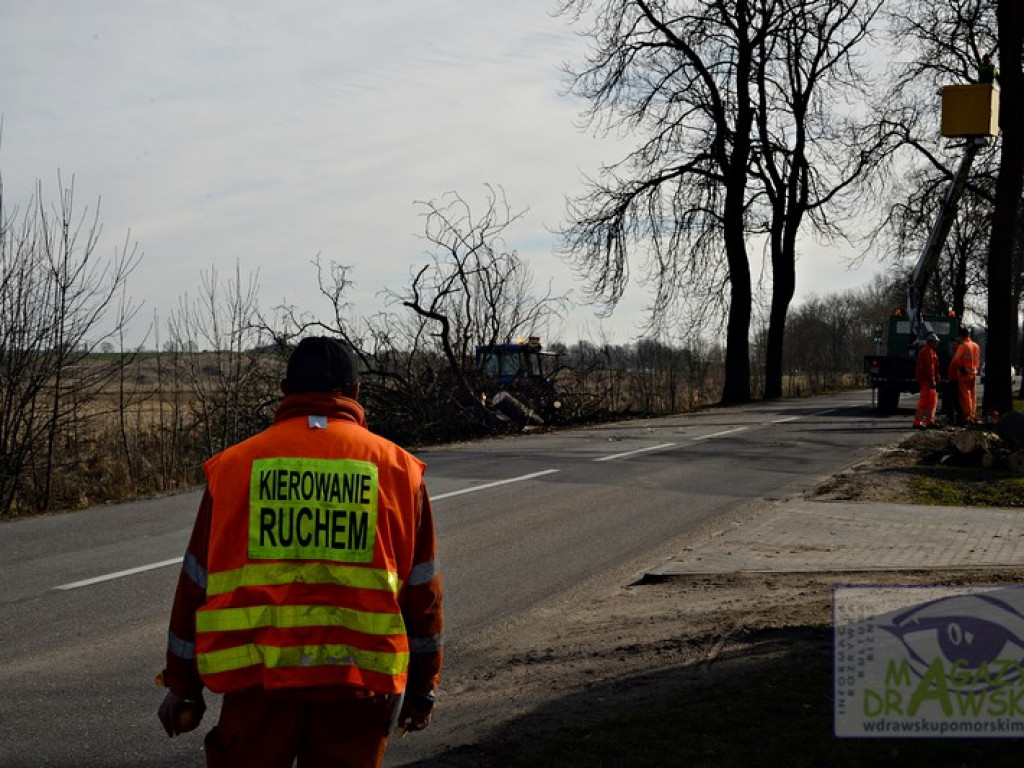 Kierowco zwolnij - utrudnienia na DK nr 20 z Drawska Pomorskiego do Suliszewa