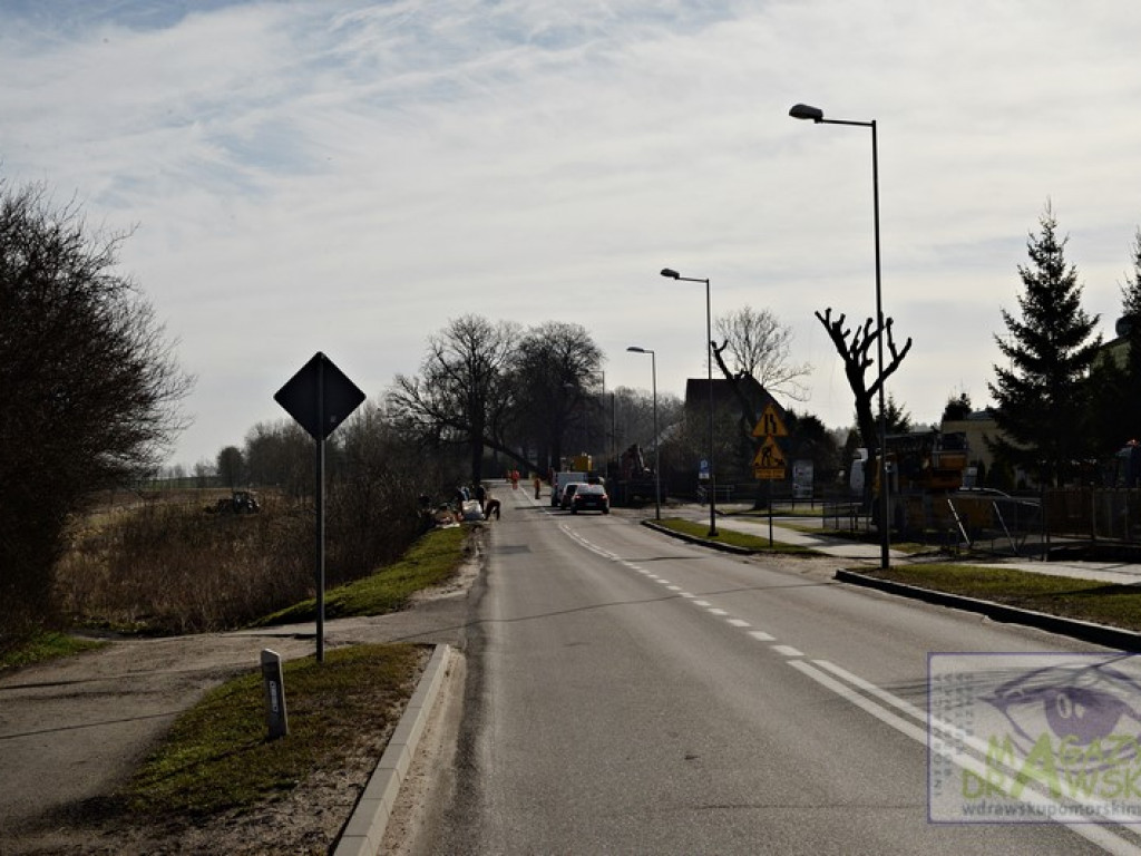 Kierowco zwolnij - utrudnienia na DK nr 20 z Drawska Pomorskiego do Suliszewa