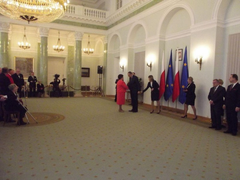 KRZYŻ KAWALERSKI ORDERU ODRODZENIA POLSKI DLA MIESZKANKI CZAPLINKA