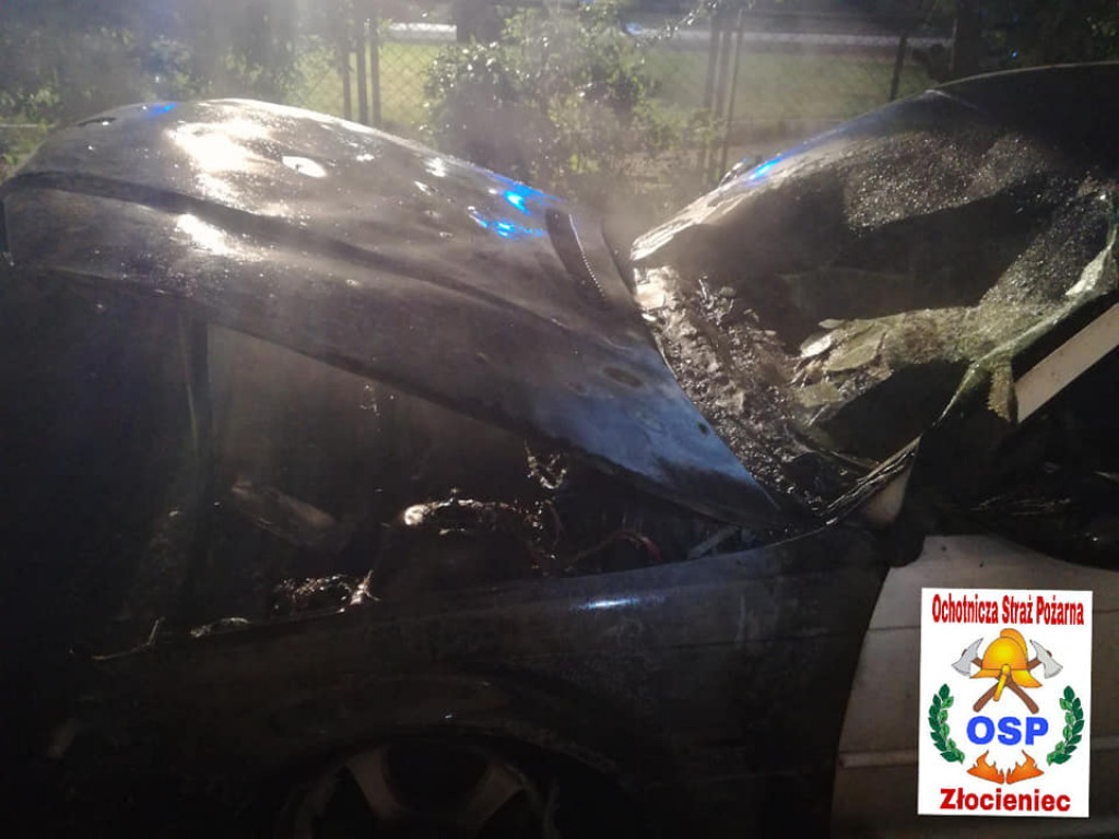 BMW spaliło się w Darskowie