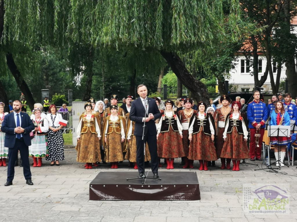 Demokracji należy się uczyć - Prezydent Polski w Drawsku Pomorskim