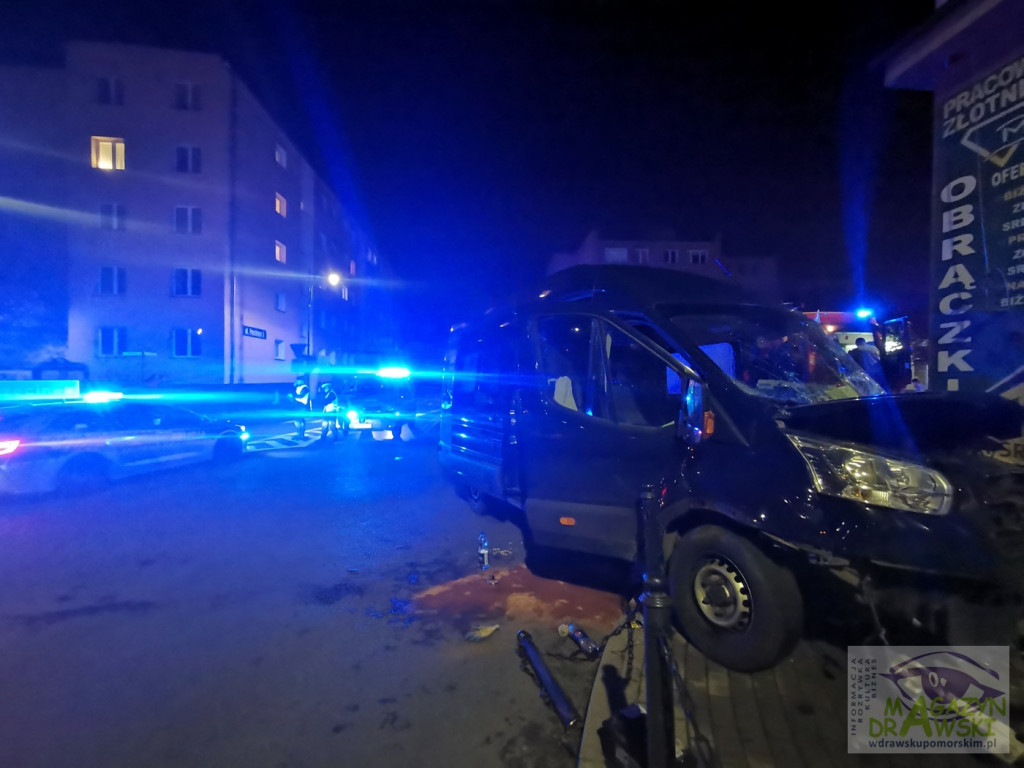 Wypadek w centrum Drawska Pomorskiego