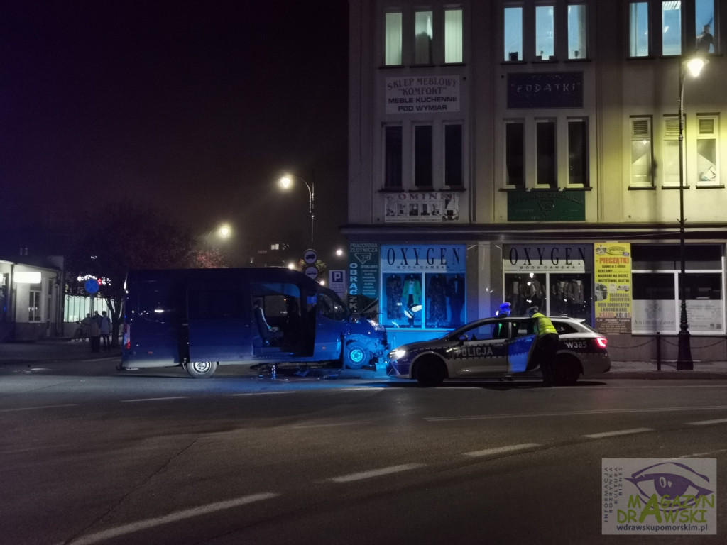 Wypadek w centrum Drawska Pomorskiego
