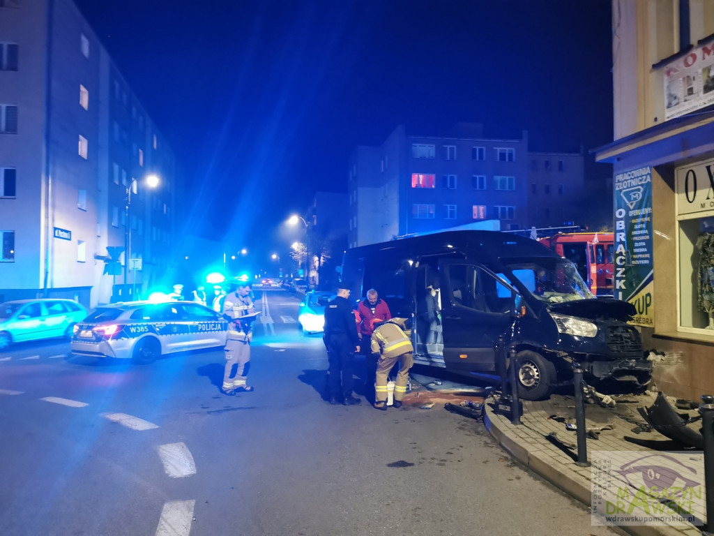 Wypadek w centrum Drawska Pomorskiego