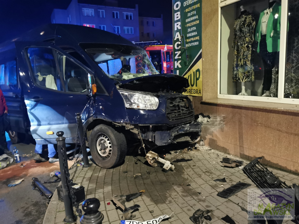 Wypadek w centrum Drawska Pomorskiego