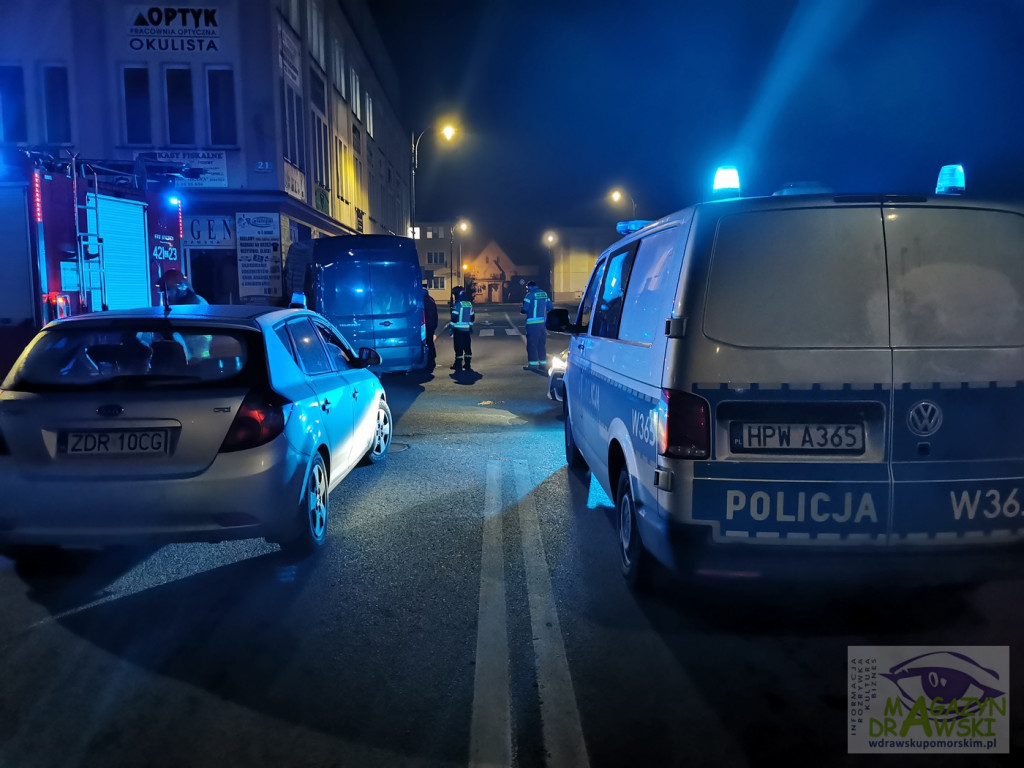 Wypadek w centrum Drawska Pomorskiego