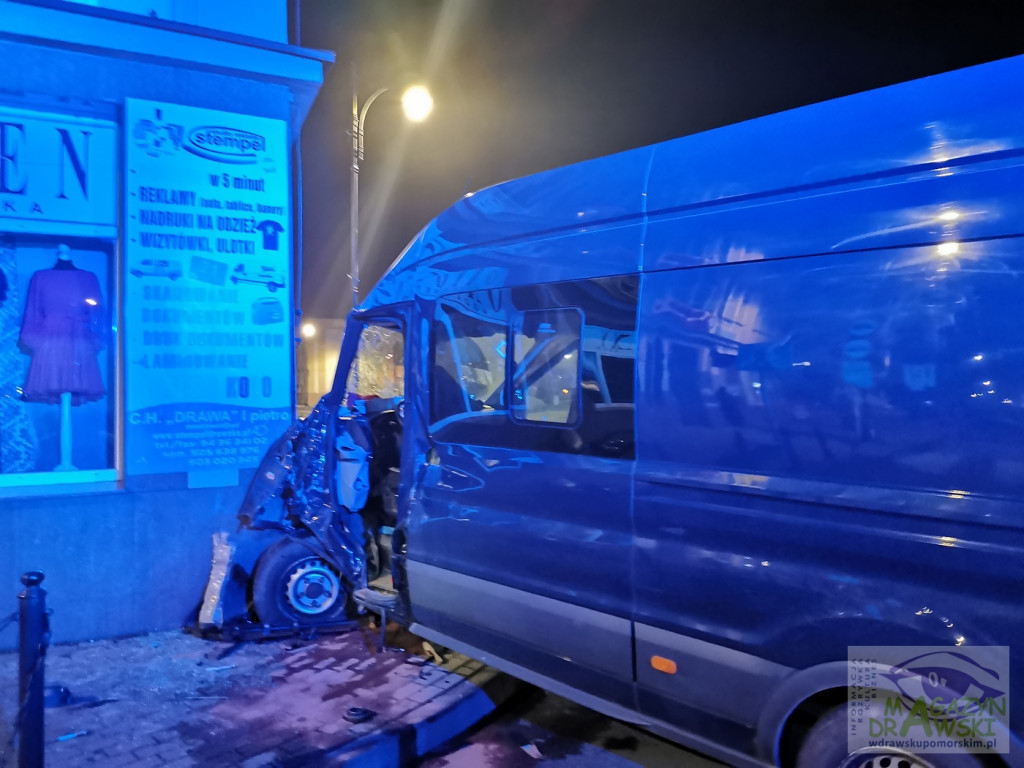 Wypadek w centrum Drawska Pomorskiego