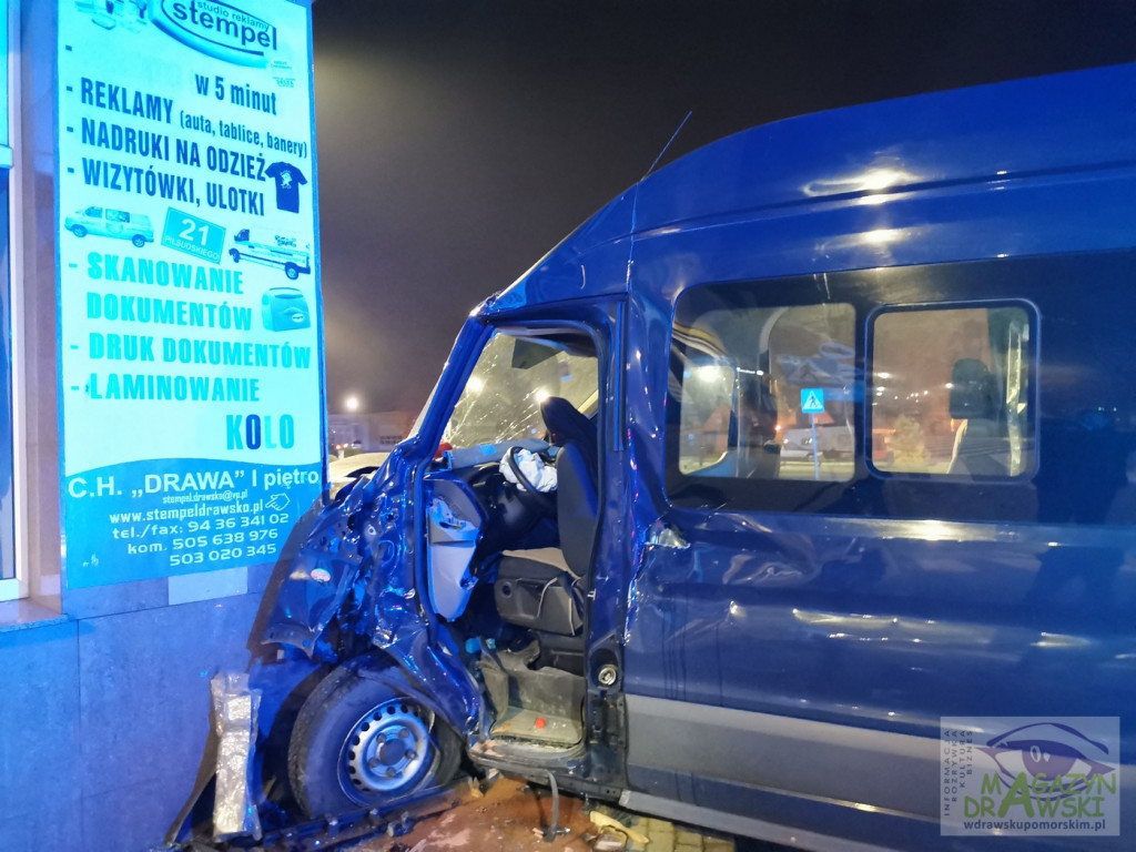 Wypadek w centrum Drawska Pomorskiego