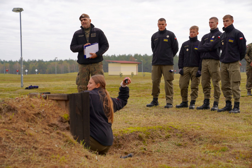 Turniej klas mundurowych na poligonie drawskim