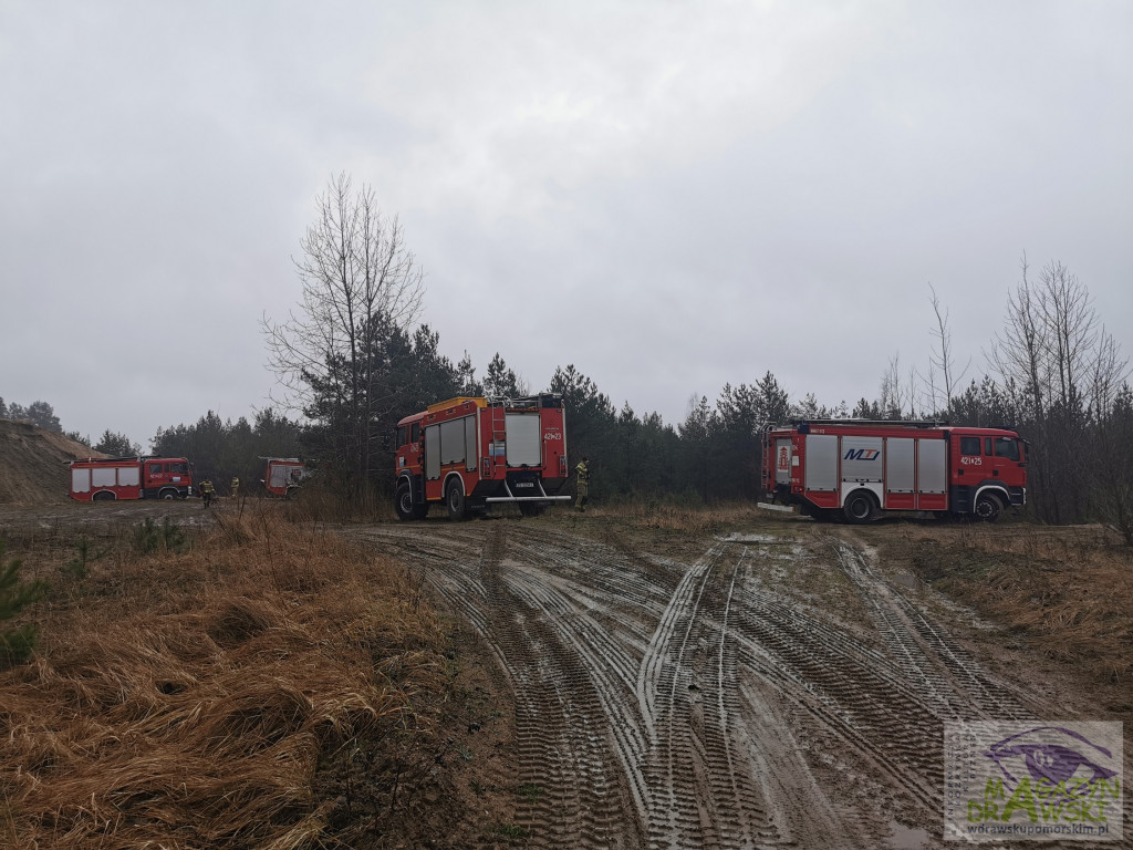Nietypowe ćwiczenia strażaków