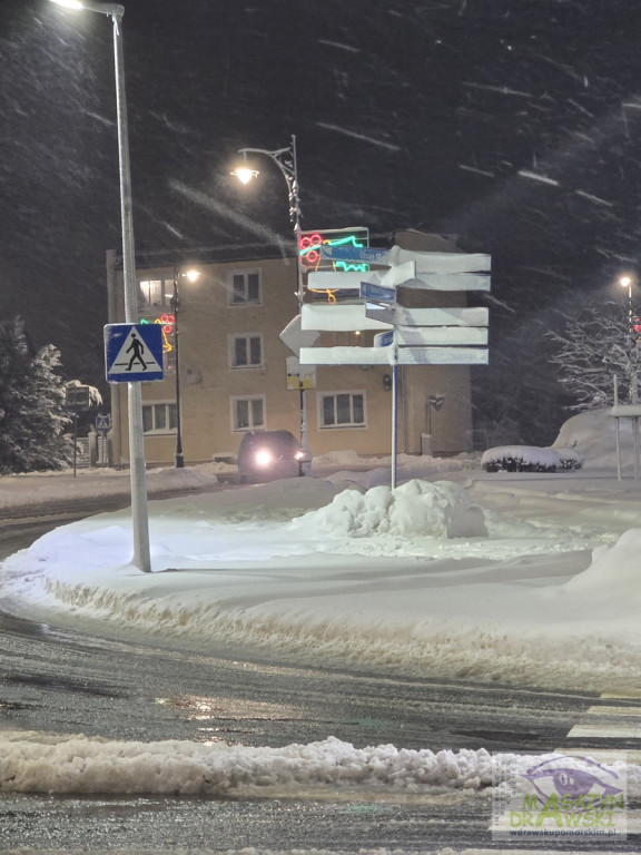 Miasto malowane śniegiem