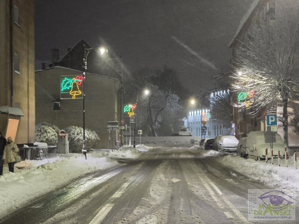 Miasto malowane śniegiem