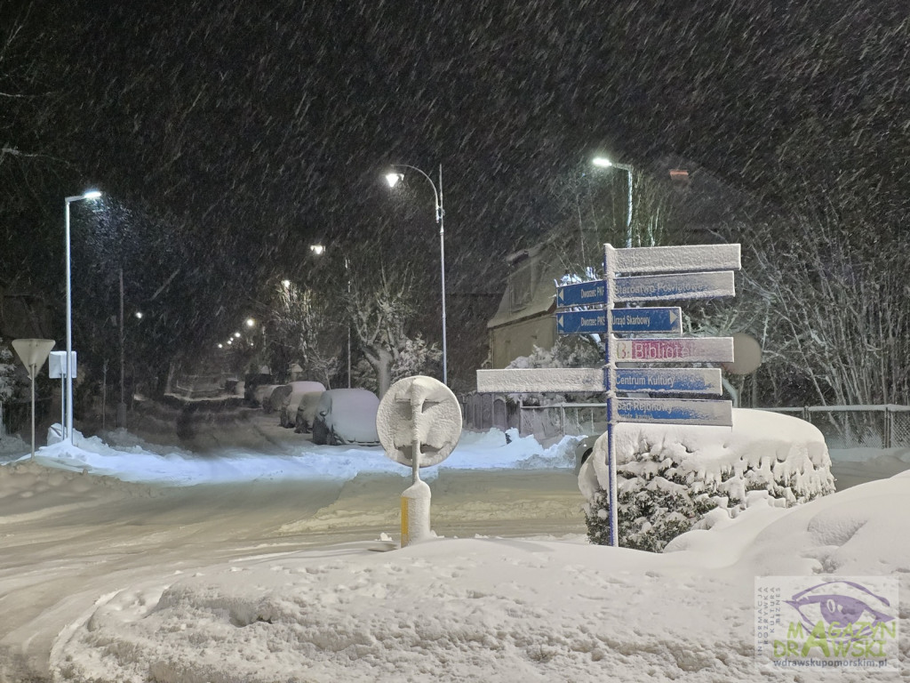 Miasto malowane śniegiem