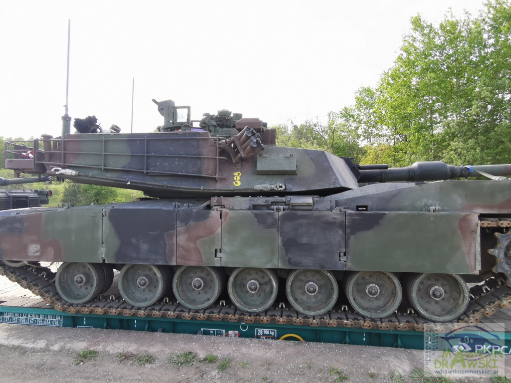 ABRAMS na poligonie w Drawsku