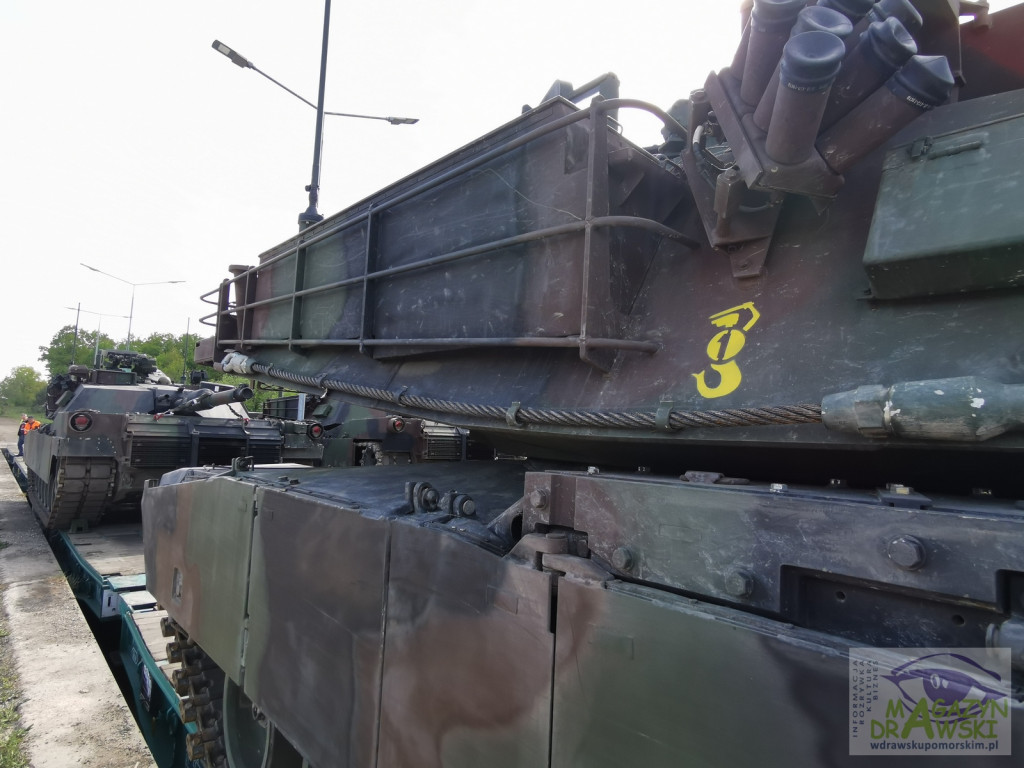 ABRAMS na poligonie w Drawsku