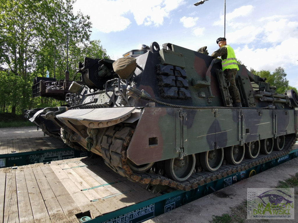 ABRAMS na poligonie w Drawsku