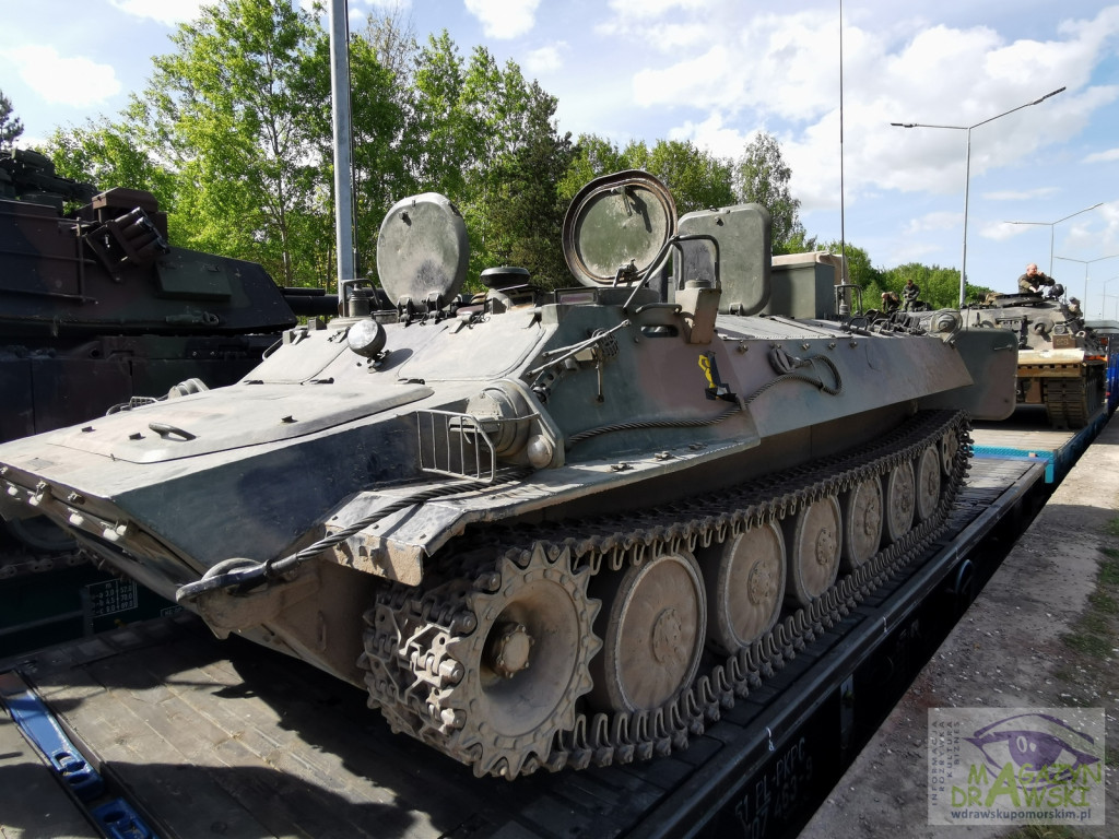ABRAMS na poligonie w Drawsku
