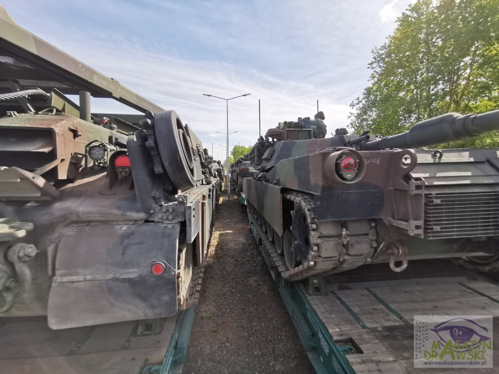 ABRAMS na poligonie w Drawsku