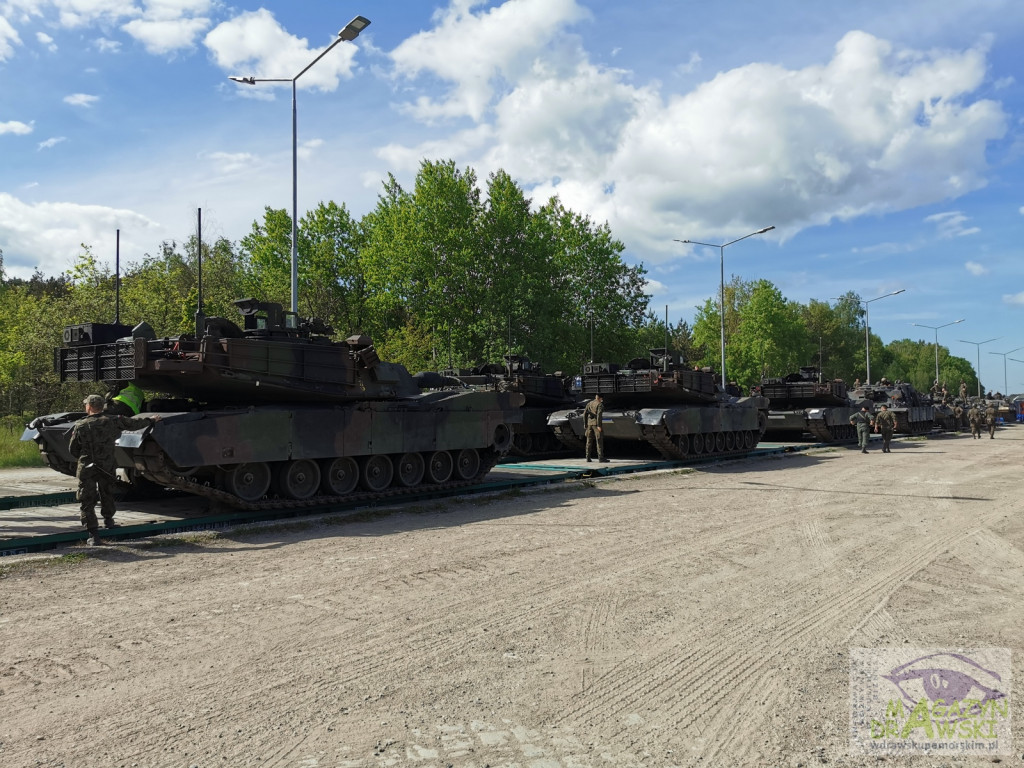 ABRAMS na poligonie w Drawsku