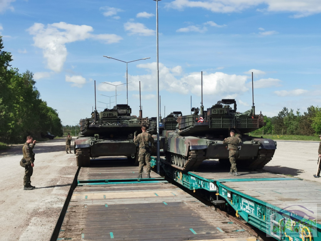 ABRAMS na poligonie w Drawsku