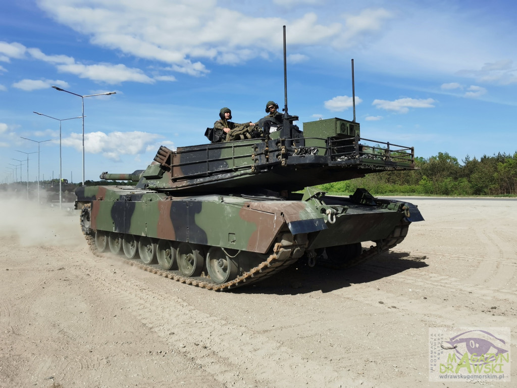 ABRAMS na poligonie w Drawsku