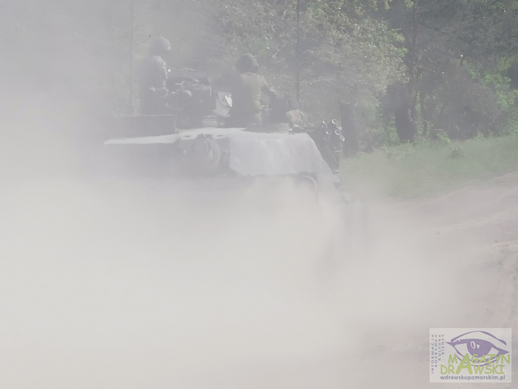 ABRAMS na poligonie w Drawsku