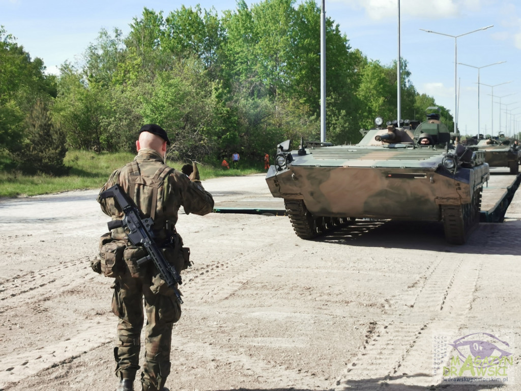 ABRAMS na poligonie w Drawsku