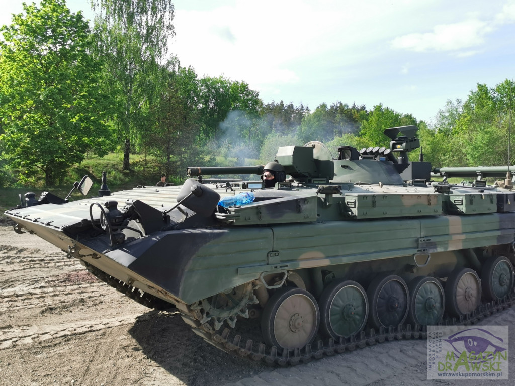 ABRAMS na poligonie w Drawsku