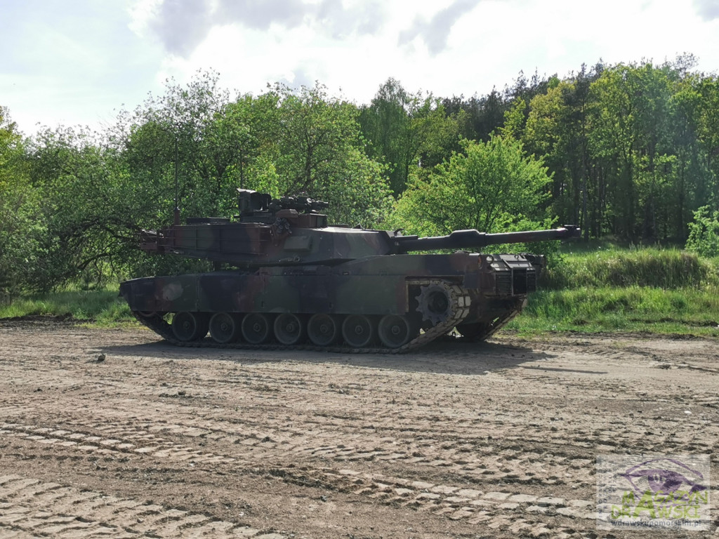 ABRAMS na poligonie w Drawsku