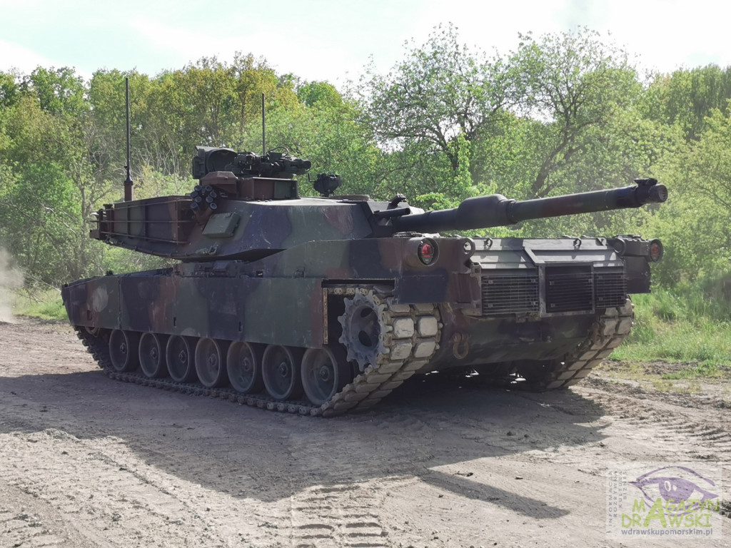 ABRAMS na poligonie w Drawsku
