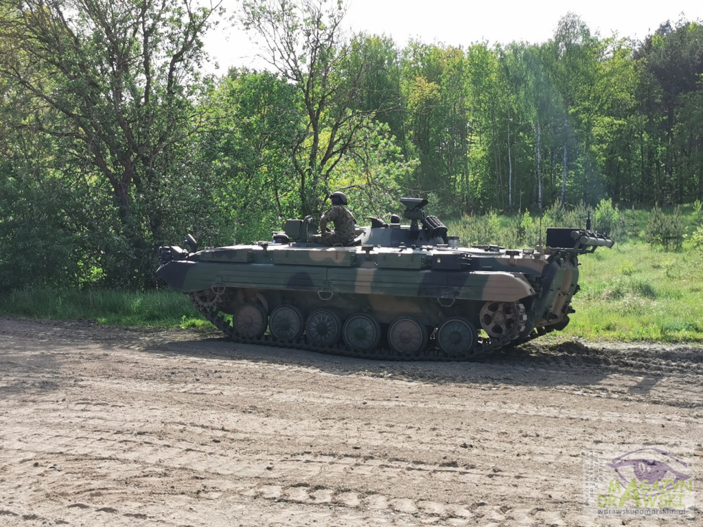 ABRAMS na poligonie w Drawsku