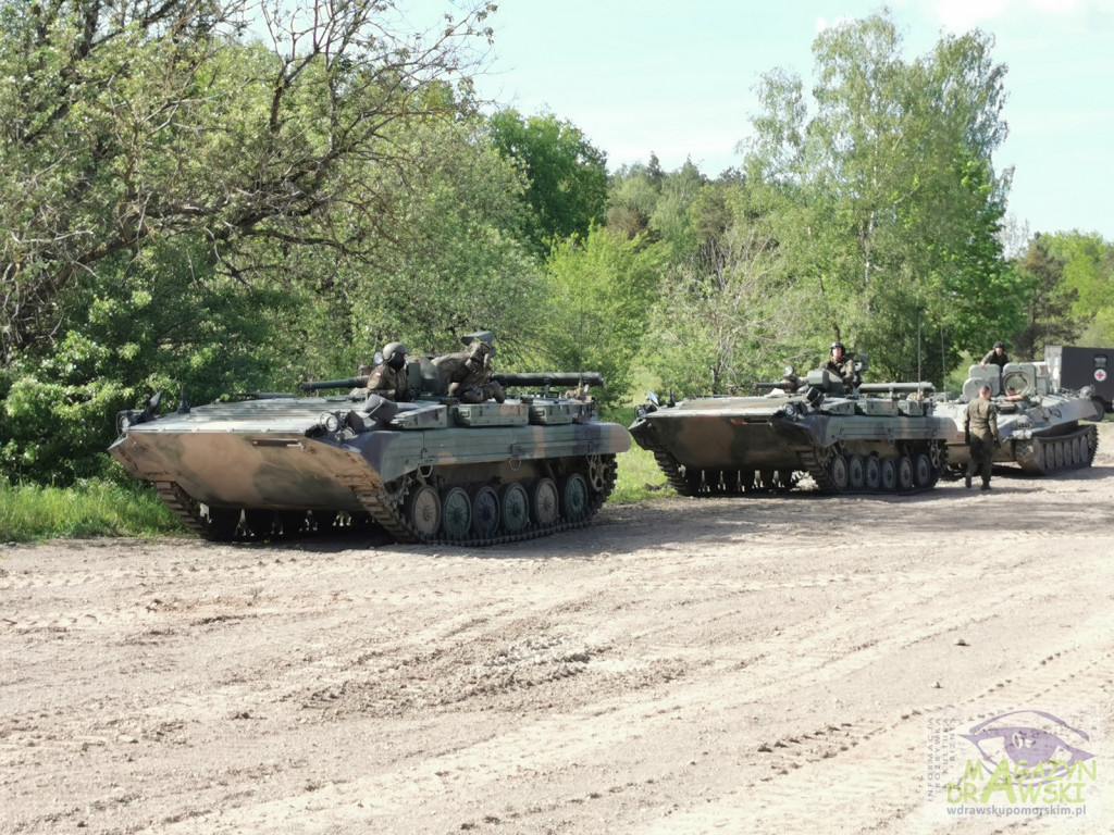 ABRAMS na poligonie w Drawsku