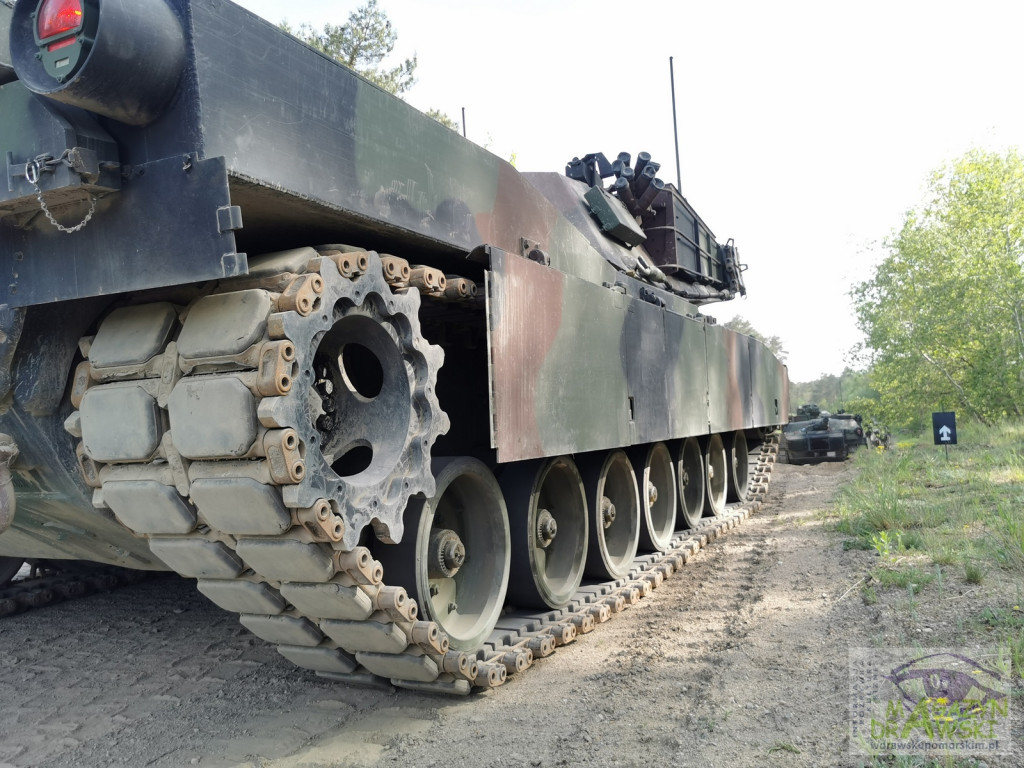 ABRAMS na poligonie w Drawsku