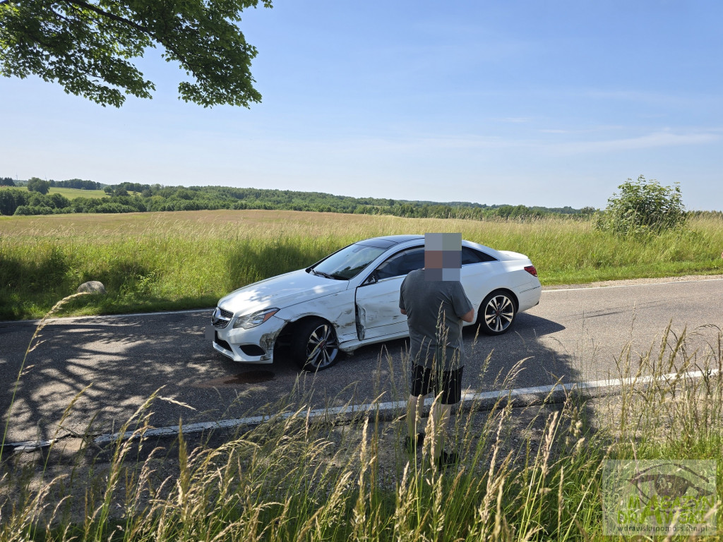 [DW 162] Wypadek trzech pojazdów pod Drawskiem Pomorskim