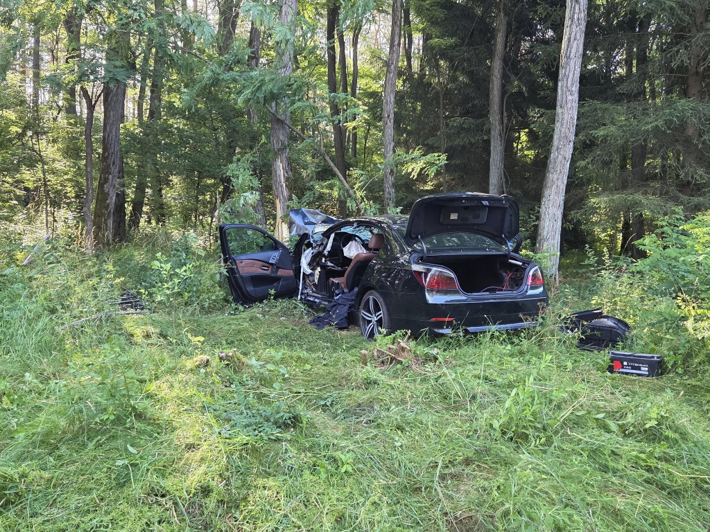 [DW 177] BMW wbiło się w drzewo