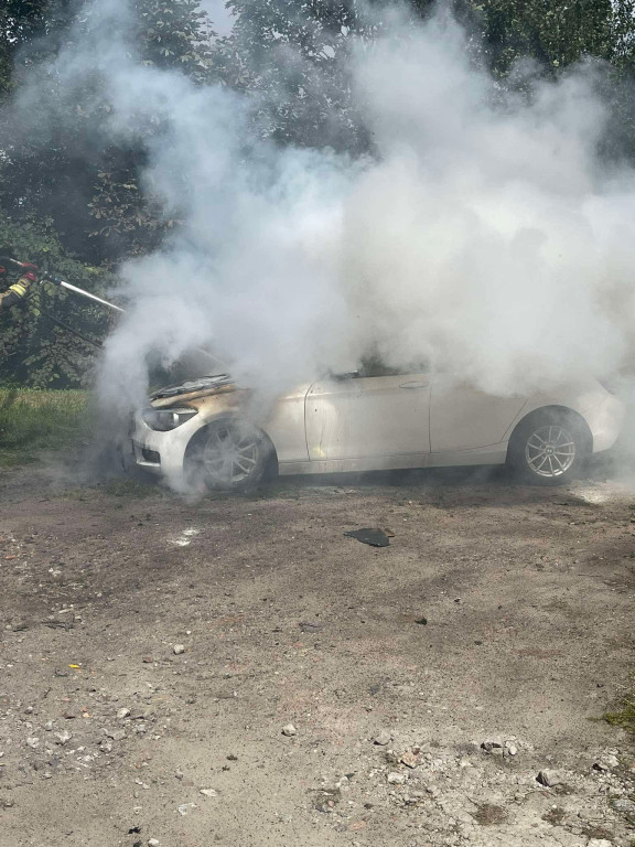 BMW w ogniu