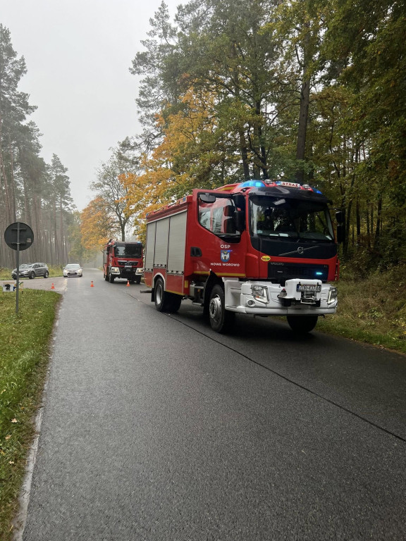 Poszkodowane dziecko w wypadku pod Złocieńcem