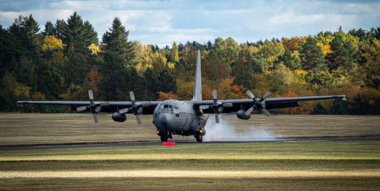 C-130 Hercules lądował w Drawsku Pomorskim