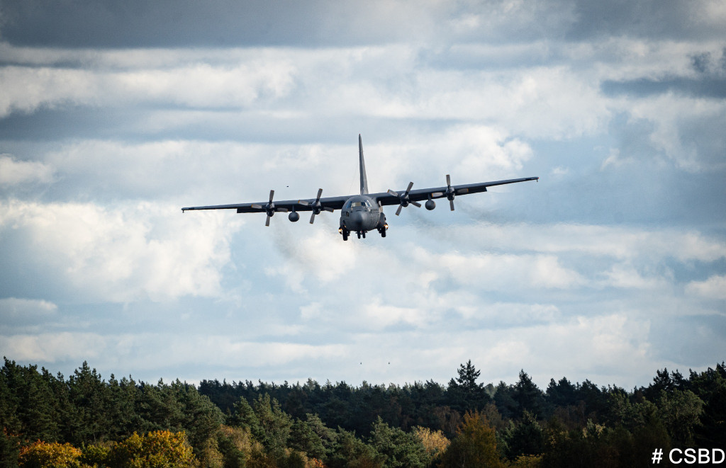 C-130 Hercules lądował w Drawsku Pomorskim