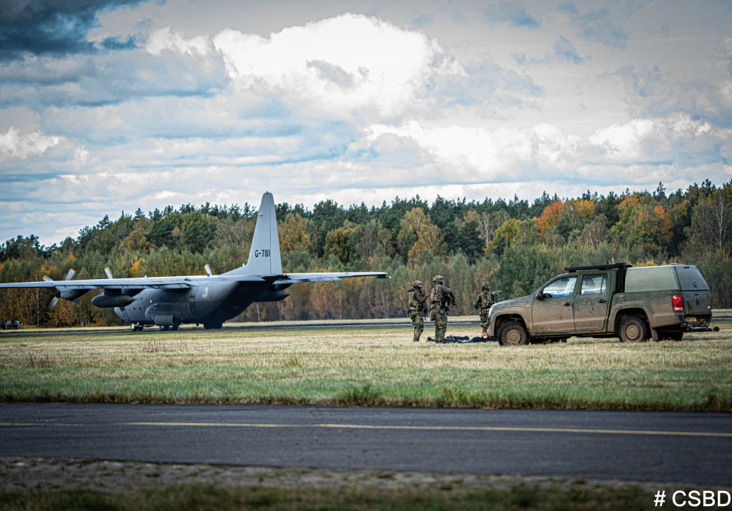 C-130 Hercules lądował w Drawsku Pomorskim