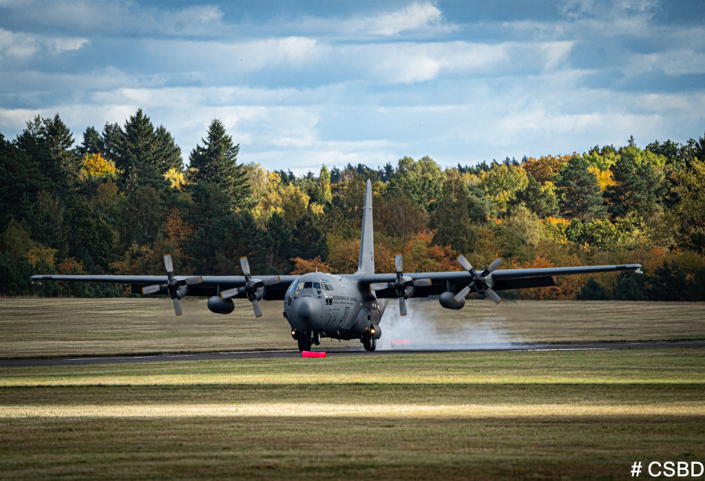 C-130 Hercules lądował w Drawsku Pomorskim