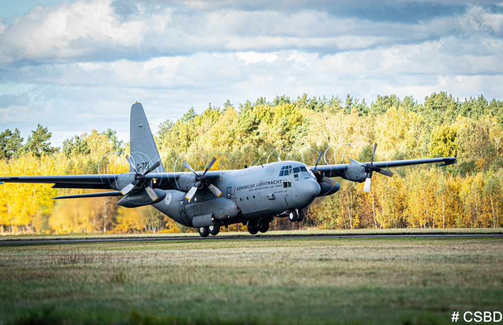 C-130 Hercules lądował w Drawsku Pomorskim