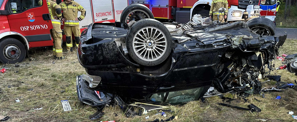 Kierowca BMW nieprzytomny