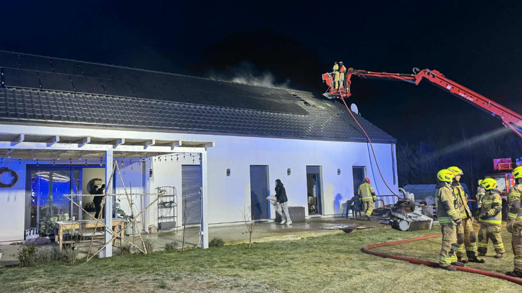 Pożar koło Czaplinka